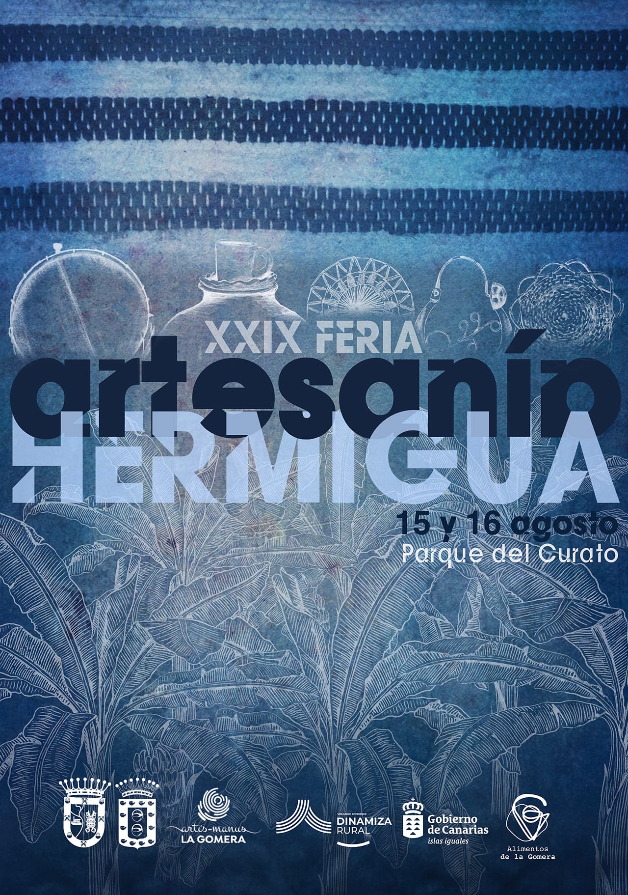 La XXIX Feria de Artesanía de Hermigua despliega su programación para los días 15 y 16 de agosto