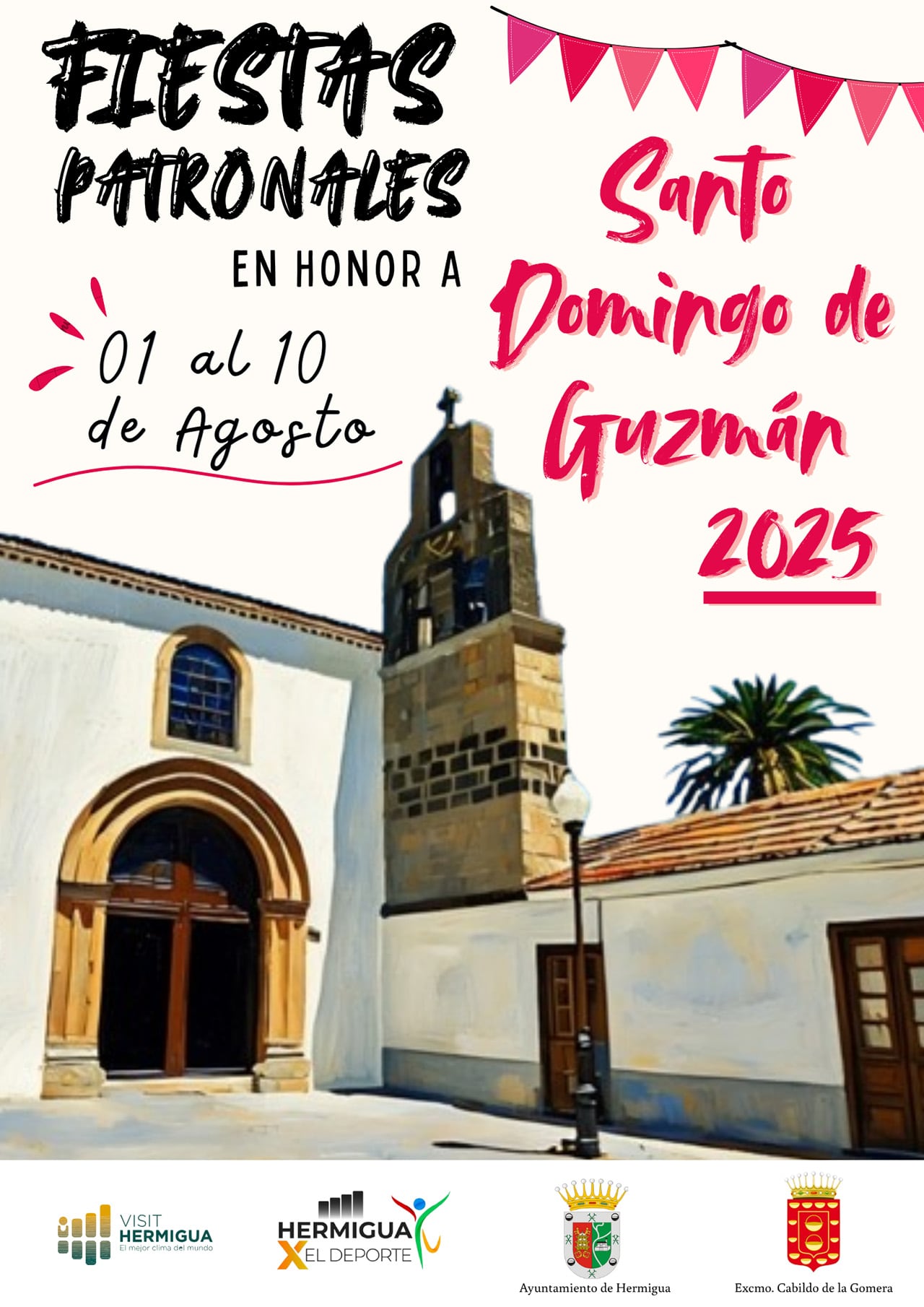 Hermigua celebra sus tradicionales fiestas en honor a Santo Domingo de Guzmán con un programa cargado de deporte, cultura y tradición