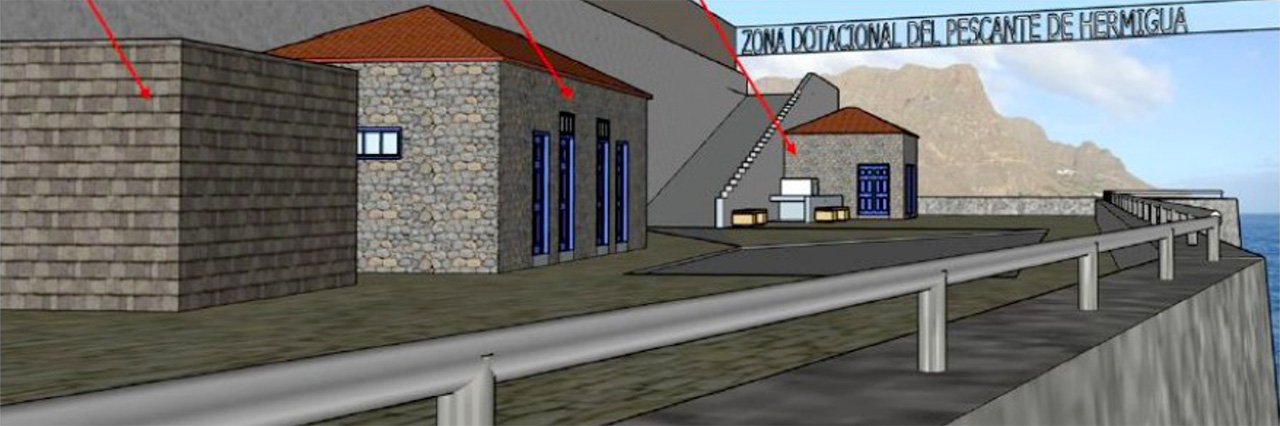 El Ayuntamiento de Hermigua saca  a licitación las obras de Rehabilitación de la Zona Dotacional del Pescante 