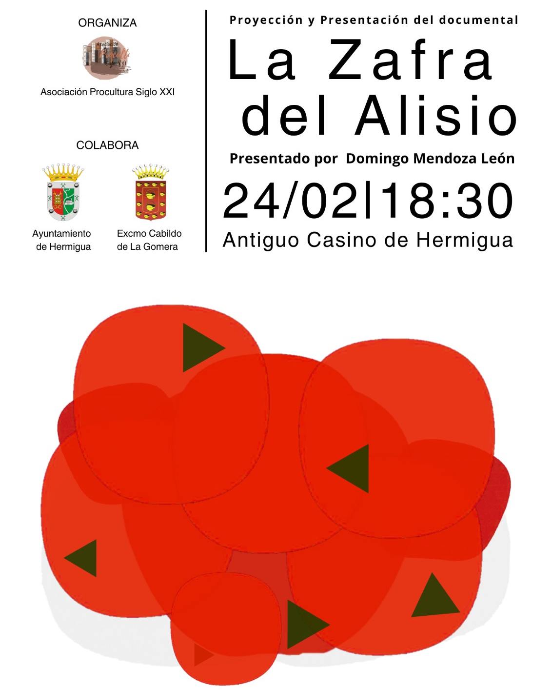 Proyección del documental "La Zafra del Alisio” este próximo sábado en Hermigua